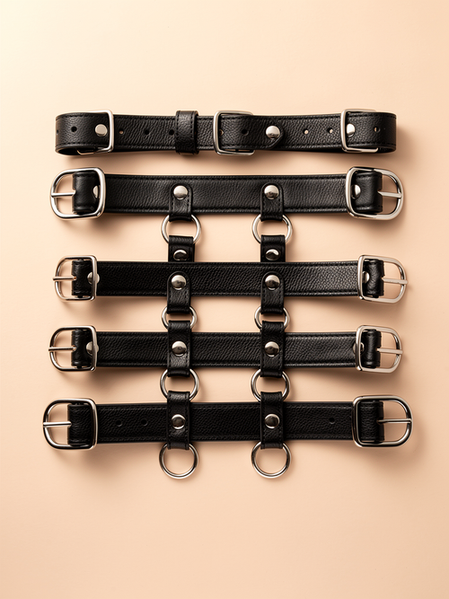 Noir Leg Harness in black